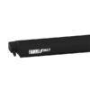 Tendalino F80L 550 • Deep Black / Royal Grey esteso su camper per massima ombra.