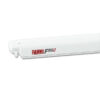 VRD9734L_1-1 Tendalino F80 S 340 • Polar White / Royal Blue esteso su un camper, mostrando il design elegante di FIAMMA S.P.A.