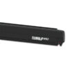 Tendalino F80 S 425 Deep Black Royal Grey esteso su camper, vista laterale per valutare l'ingombro.