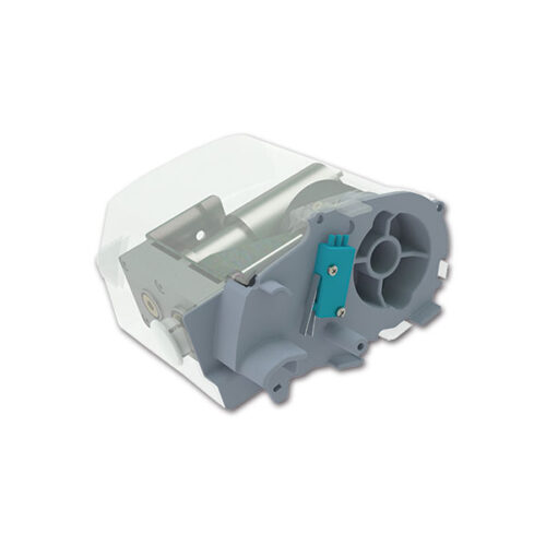 Dettaglio del Motor Kit Compact F80S Polar White montato su tenda da sole Fiamma.