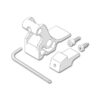 VRP3006_1-1 Pannello laterale Kit Side F80s Fiamma montato su tendalino di camper per protezione solare.