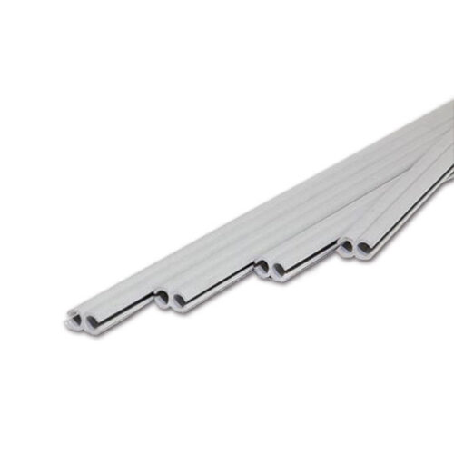 Dettaglio del Privacy Rail Kit 4 pcs FIAMMA S.P.A. per tendalini camper, mostra i componenti per l'installazione.