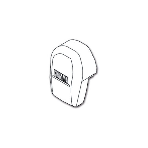 VRR1001_1-1 Dettaglio della cuffia sinistra ZIP / F45 S Ti Polar White senza arganello, ricambio originale FIAMMA S.P.A.