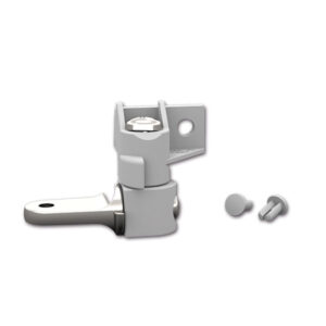 Dettaglio del Kit snodo superiore sinistro per piedino F45iL di FIAMMA S.P.A., ricambio essenziale per la veranda del camper.