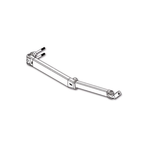 Dettaglio del braccio destro F45 S Polar White 250 cm FIAMMA S.P.A. per tendalino camper.