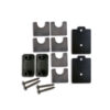 VRR1107_2-1 Supporto a parete in alluminio per verande FIAMMA F45 L, componente di ricambio robusto per esterni.