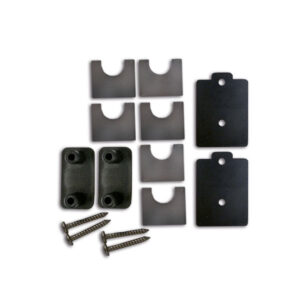 VRR1107_2-1 Supporto a parete in alluminio per verande FIAMMA F45 L, componente di ricambio robusto per esterni.