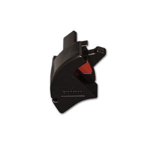 Dettaglio del Kit spalletta frontale destra F65S Deep Black di FIAMMA S.P.A., mostrando la finitura e il design compatibile.