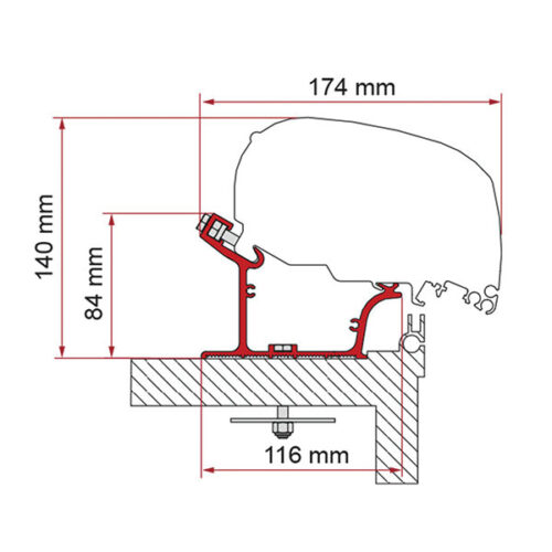 Kit Adapter Adria Caravan 450