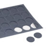 VTE133_1-1 Cover adesivi nero Ø 13 mm per finiture discrete in camper e caravan.