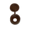 Coprivite con tappo Ø 13 • 100 pz • marrone