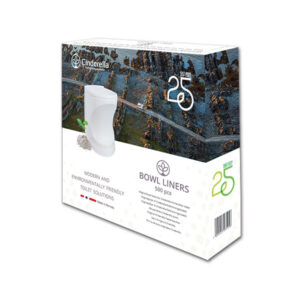 Confezione del Pack 500 fogli wc Cinderella Travel, carta igienica biodegradabile per camper e caravan.