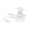 WCF9004_3-1 Immagine del Kit cursore completo Dometic CT 3-4, pronto per l'installazione in una toilette da camper.