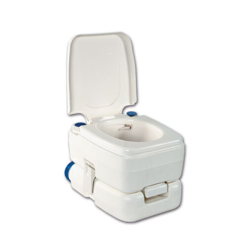 WC portatile Bi-Pot 30 di FIAMMA, design compatto e robusto per l'utilizzo in camper e caravan.