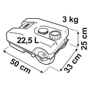Tanica Roll-Tank 23 W
