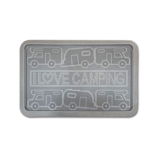 Zerbino in gomma Try Mat grigio