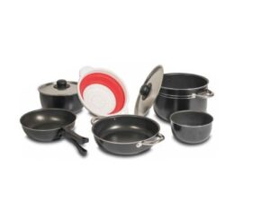 BLACK22 SET 9PZ PENTOLE+SCOLAPASTA