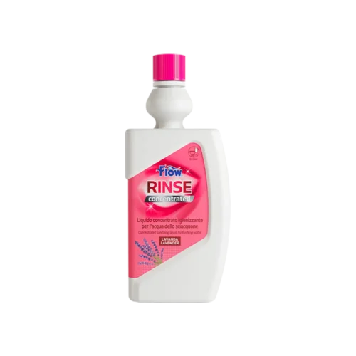 flow-rinse-concentrated-no-ombra Flacone di FLOW RINSE CONC LAVANDA 750ML per la pulizia delle toilette da camper