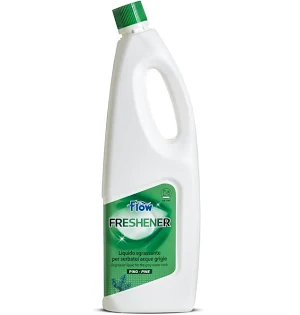 shopping (1) Confezione da 2 litri di FLOW FRESHENER PINO, additivo per WC chimici di camper e caravan.