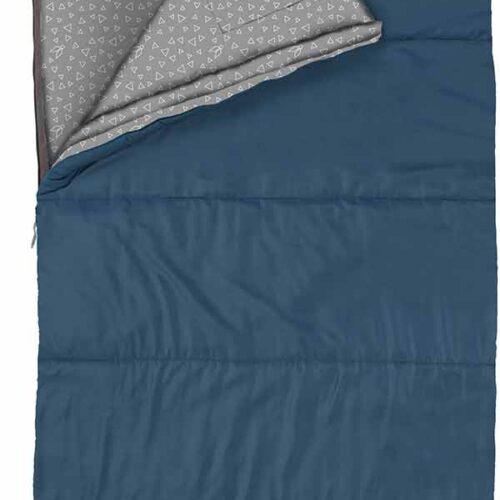 Saccoletto Starflyer XL aperto, mostra l'imbottitura interna e la cerniera laterale.