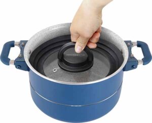 Padella grande del set Carezza Magnetogrip, ideale per piatti abbondanti