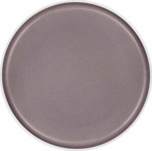 Piatto piano Dolomit Rose in ceramica, ideale per la tavola in camper