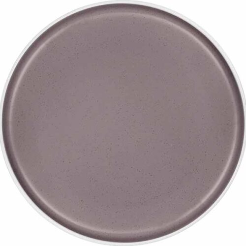 Piatto piano Dolomit Rose in ceramica, ideale per la tavola in camper
