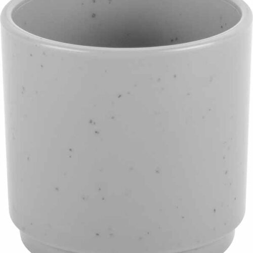 Due tazze espresso bianche del Set 2 Espresso Dolomit white, perfette per camper.