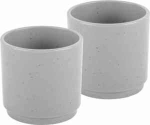 0830031C.C00_2 Dettaglio della finitura in ceramica Dolomit del Set 2 Espresso, resistente e elegante.
