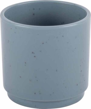 Set 2 Espresso Dolomit blue visto dall'alto, tazzine robuste per camperisti.