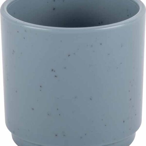 Set 2 Espresso Dolomit blue visto dall'alto, tazzine robuste per camperisti.