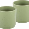 0830031C.C43_2 Dettaglio del materiale resistente del Set 2 Espresso Dolomit green, con finitura opaca