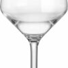 Coppia di Bicchieri White Wineglass Trit su tavolo da campeggio, pronti per l'uso.